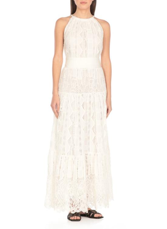 25SS 핑코 롱 원피스 104857A2G9Z05 WHITE - PINKO