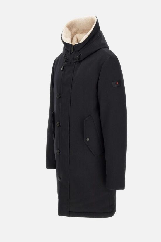 24FW 페트레이 롱패딩 KASA TV 02 ECOFUR Black - PEUTEREY