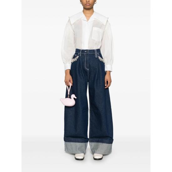 25SS 시몬로샤 블라우스 5308B 1210 WHPEA WHITE - SIMONE ROCHA