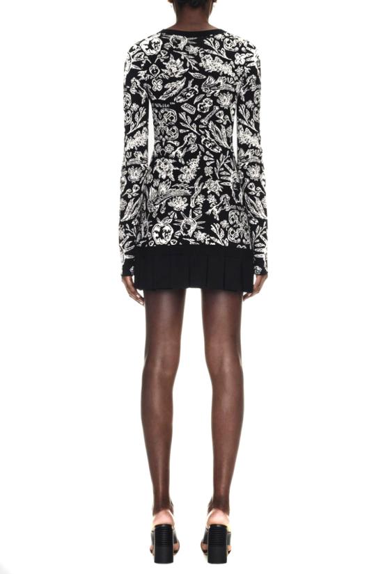  오프화이트 숏 원피스 OWHI118S24KNI0011001 Black - OFF WHITE