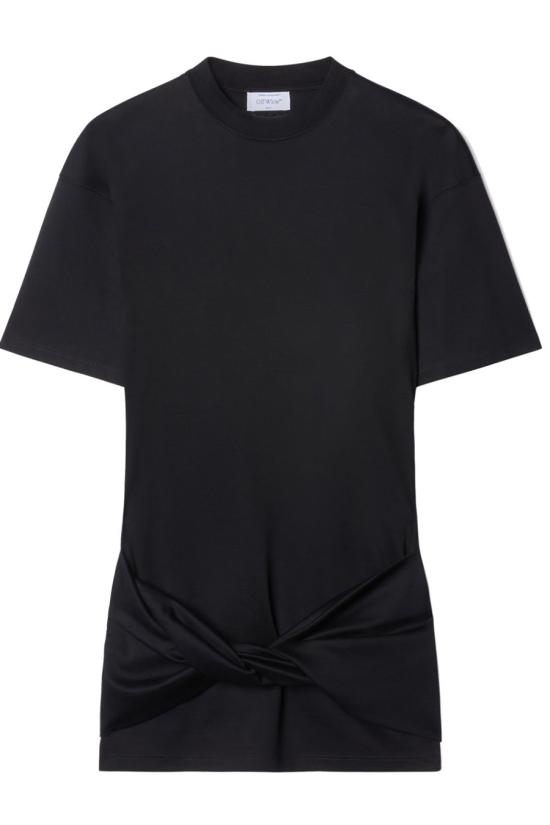  오프화이트 숏 원피스 OWDB514S24JER0011010 Black