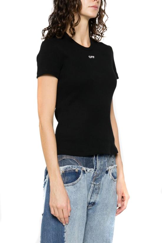  오프화이트 반팔 티셔츠 OWAA065C99JER005100138 Black - OFF WHITE