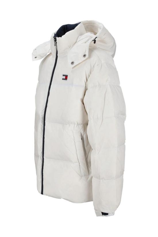  토미진 숏패딩 DM0DM20479 YBR White - TOMMY JEANS