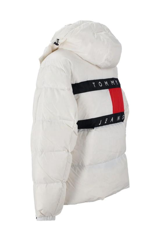  토미진 숏패딩 DM0DM20479 YBR White - TOMMY JEANS