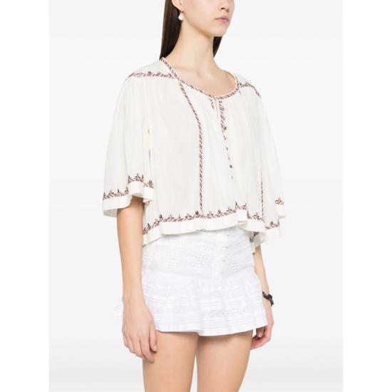 25SS 이자벨마랑에뚜왈 블라우스 C1J11E HT0576FA ECOE NEUTRALS - ISABEL MARANT ETOILE