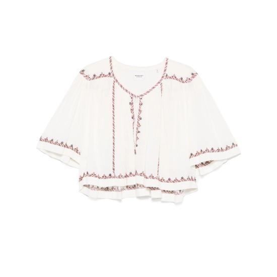 25SS 이자벨마랑에뚜왈 블라우스 C1J11E HT0576FA ECOE NEUTRALS