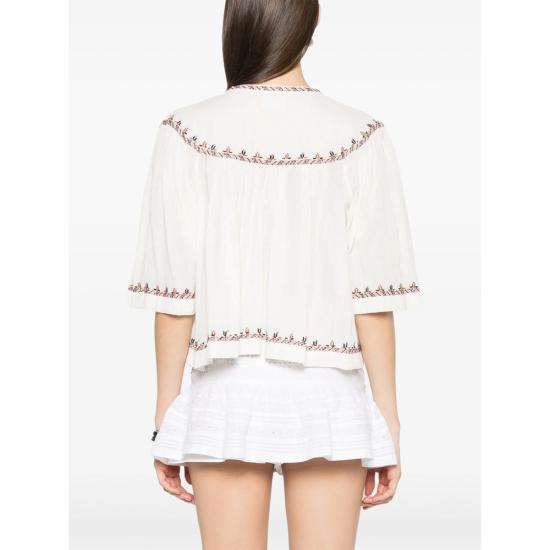 25SS 이자벨마랑에뚜왈 블라우스 C1J11E HT0576FA ECOE NEUTRALS - ISABEL MARANT ETOILE