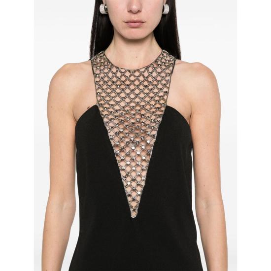 25SS 디 아티코 원피스 250WCA00391 PLL002RA 100 BLACK - THE ATTICO