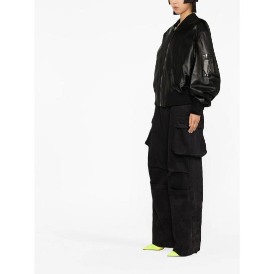 24FW 디 아티코 봄버 자켓 231WCB04 L054 100 BLACK - THE ATTICO