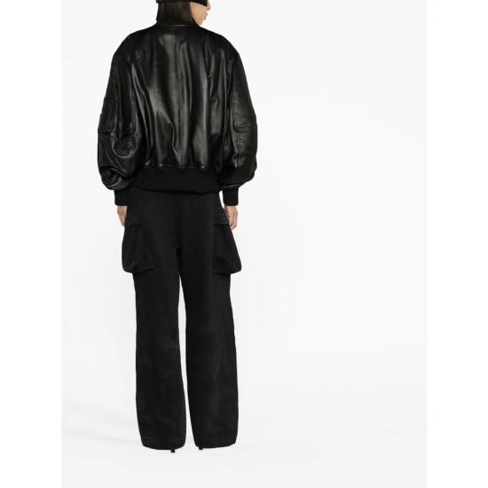 24FW 디 아티코 봄버 자켓 231WCB04 L054 100 BLACK - THE ATTICO