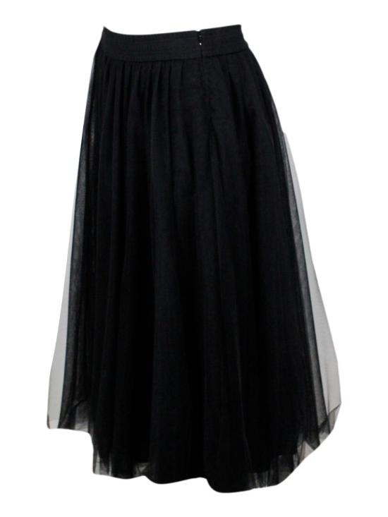 25SS 파비아나 필리피 숏 스커트 GND264F278I932825 Black - FABIANA FILIPPI