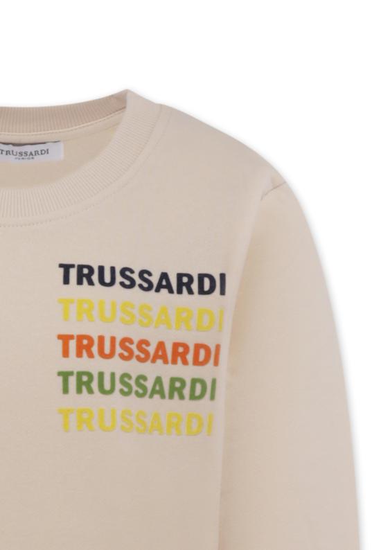 25SS [키즈] 트루사르디 캐시미어 니트 TBP25145FE BUTTER IVORY - TRUSSARDI