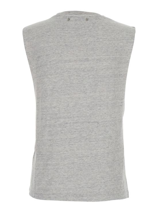 25SS 골든구스 민소매 티셔츠 GWP02187P00188660269 Grey - GOLDEN GOOSE