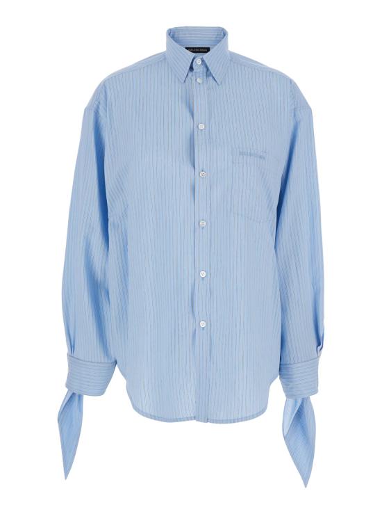 25SS 발렌시아가 블라우스/셔츠 830990TSO253965 Blu