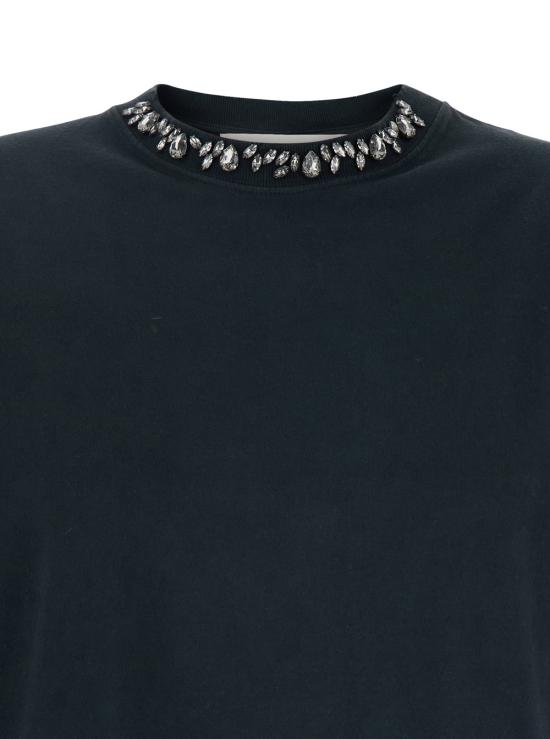 25SS 골든구스 반팔 티셔츠 GWP01874P00189790456 Black - GOLDEN GOOSE