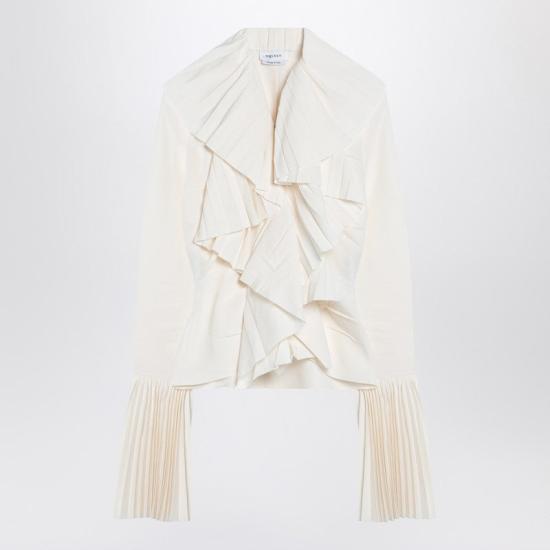 25SS 알렉산더 맥퀸 블라우스 818373QEAF2 XI ALEXQ 9015 102 white