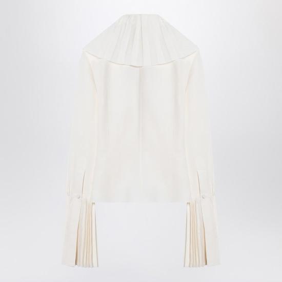 25SS 알렉산더 맥퀸 블라우스 818373QEAF2 XI ALEXQ 9015 102 white - ALEXANDER MCQUEEN