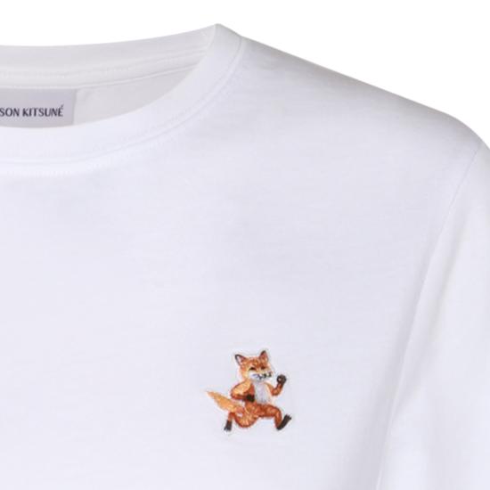  메종키츠네 반팔 티셔츠 MW00119KJ0008 P100 DOM - MAISON KITSUNE