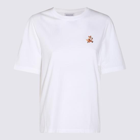  메종키츠네 반팔 티셔츠 MW00119KJ0008 P100 DOM - MAISON KITSUNE