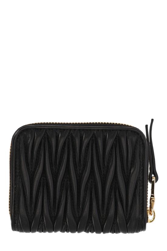  미우미우 지갑 5MM268 BK DOM - MIU MIU