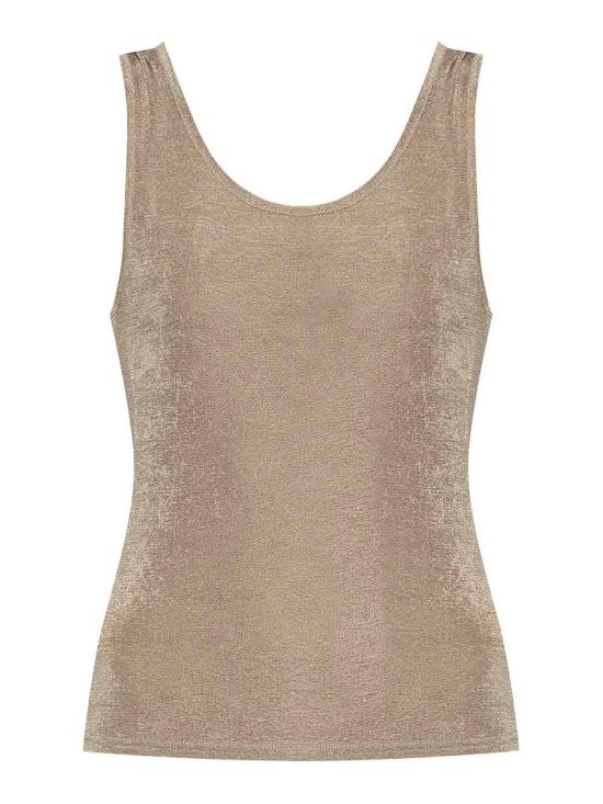  아미 민소매 티셔츠 FTK145JE01100952 Beige