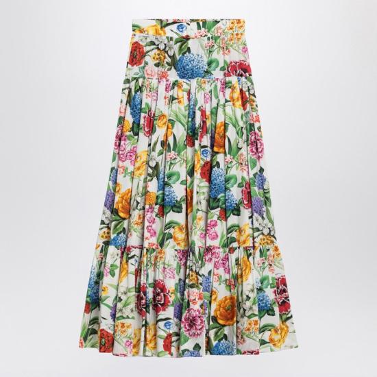 25SS 돌체앤가바나 스커트 F4CX0THS5S5 XI DOLCE HA5KU 102 multicolor - DOLCE & GABBANA