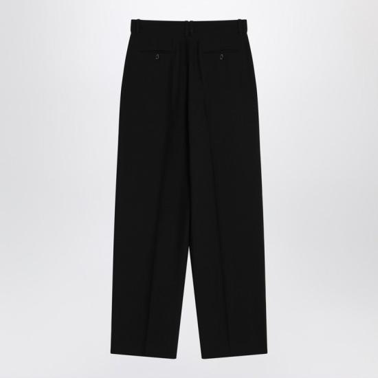 25SS 더로우 스트레이트 팬츠 8719W3677 XI THERO 107 black - THE ROW