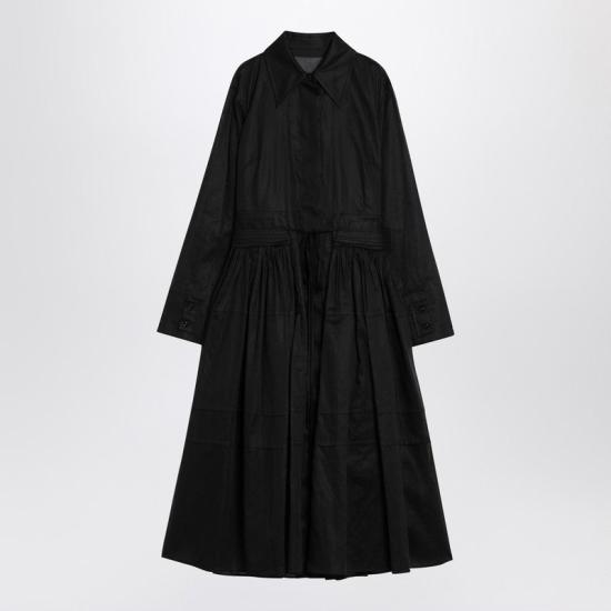 25SS 질샌더 롱 원피스 J02CT0440J45014 XI JILSA 001 108 black