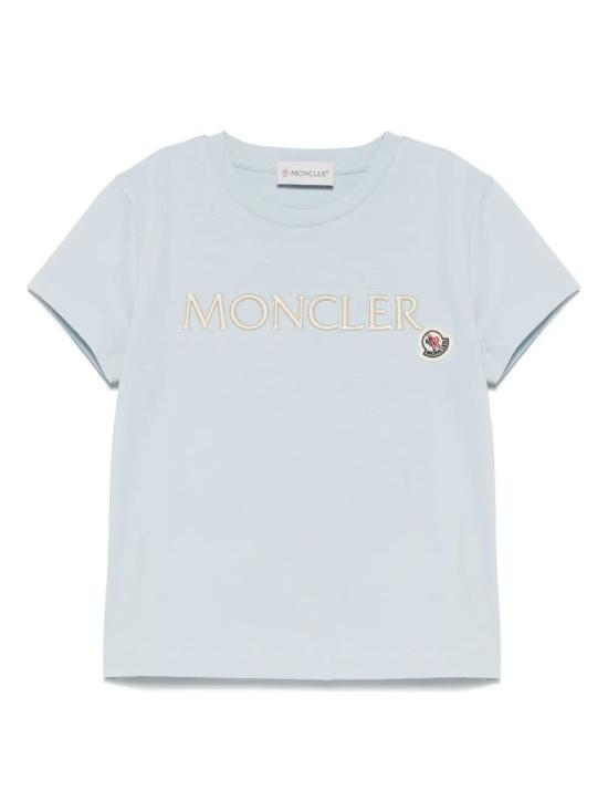 25SS [키즈] 몽클레어 티셔츠 K1 954 8C000 13 89AT9 70E LIGHT BLUE