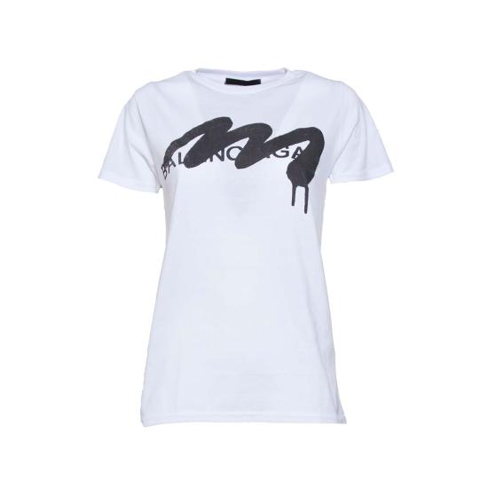 25SS BLACK SCORE 반팔 티셔츠 BSWCBALENCIAGACROSSWHITE