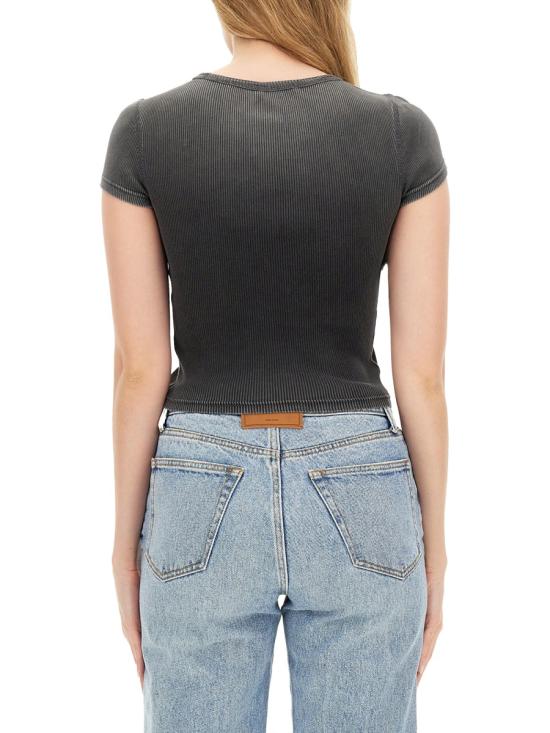 24FW 알렉산더 왕 반팔 티셔츠 1CC3241920 022A GREY - ALEXANDER WANG