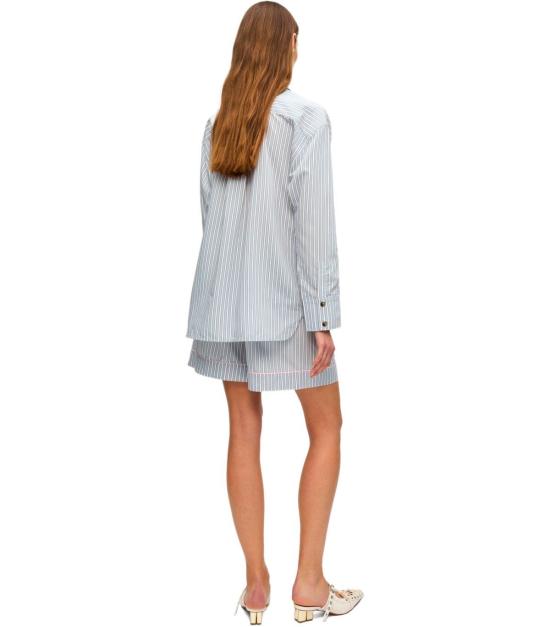 25SS 가니 셔츠 W0312 326 36 Light blue - GANNI