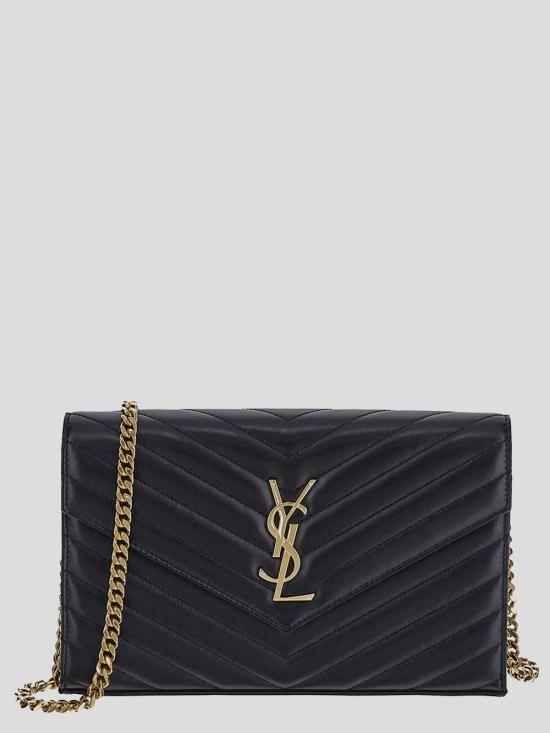 25SS 생로랑 지갑 377828 AAA441000 Black