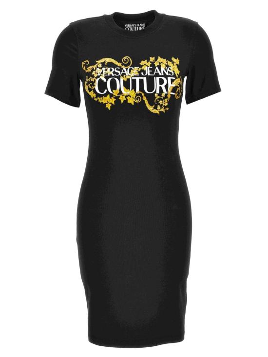 24FW 베르사체 미디 원피스 77HAOE05 CJ02EG89 Black