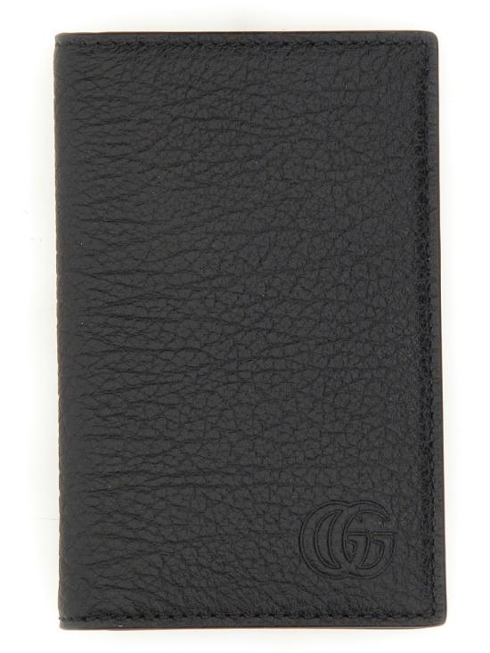 26FW 구찌 더블 G 레더 카드 케이스 795329 AADD71000 BLACK