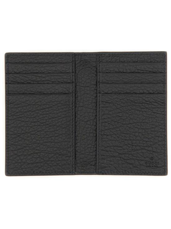 26FW 구찌 더블 G 레더 카드 케이스 795329 AADD71000 BLACK - GUCCI