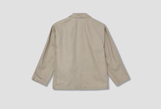 25SS 르메르 자켓 BOXY SB 작업복 재킷 - 코튼 리넨 가바딘 OW1148 LF1350 베이지 - LEMAIRE