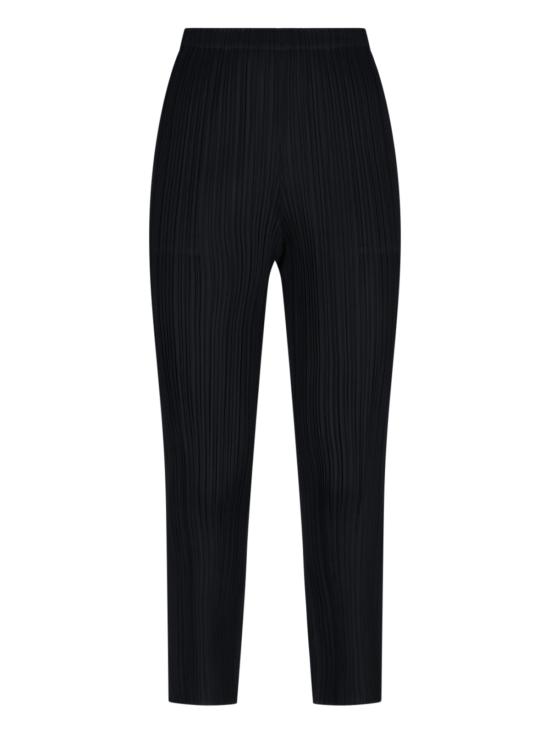 25SS 플리츠플리즈 스트레이트 팬츠 PP56JF111 15 Black