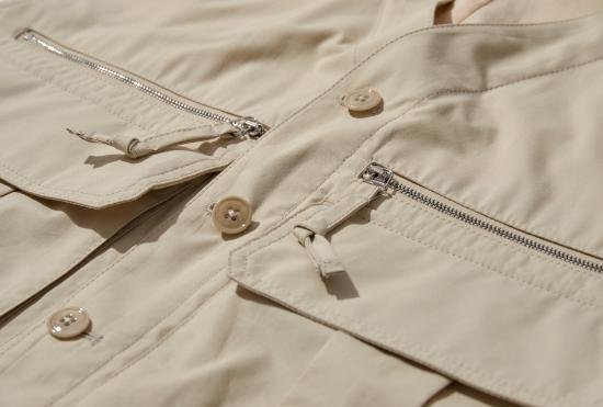 25SS 르메르 베스트 테크니컬 질레 - WR 라이트 벤타일® 코튼 OW1116 LF1371 베이지 - LEMAIRE