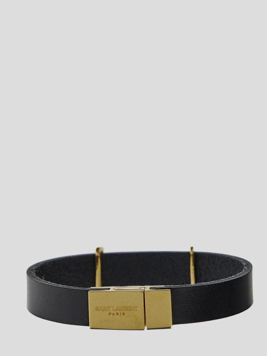 25SS 생로랑 브레이슬릿 708815 0IH0J1000 Black - SAINT LAURENT