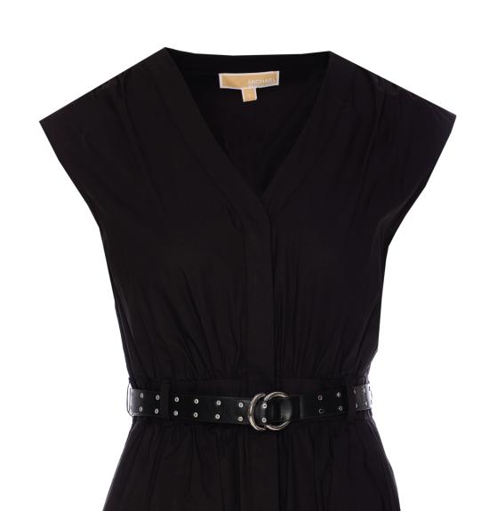 25SS 마이클 코어스 미디 원피스 MS5830KF4C 001 Black - MICHAEL KORS