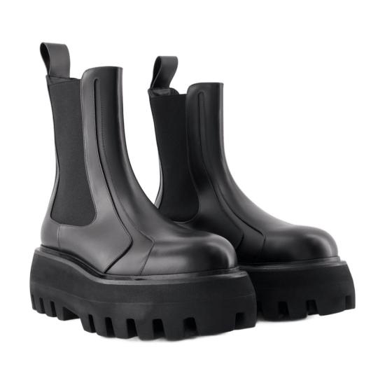 25SS 알렉산더 맥퀸 슈즈 817713WIACK1000 black - ALEXANDER MCQUEEN