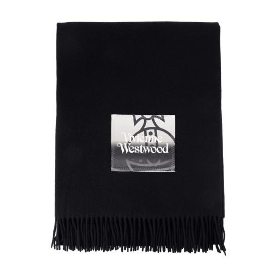 24FW 비비안웨스트우드 머플러/스카프 8103013J W010X N401 BLACK black - VIVIENNE WESTWOOD