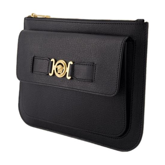 24FW 베르사체 클러치/파우치 1016114 1A10544 1B00V black - VERSACE
