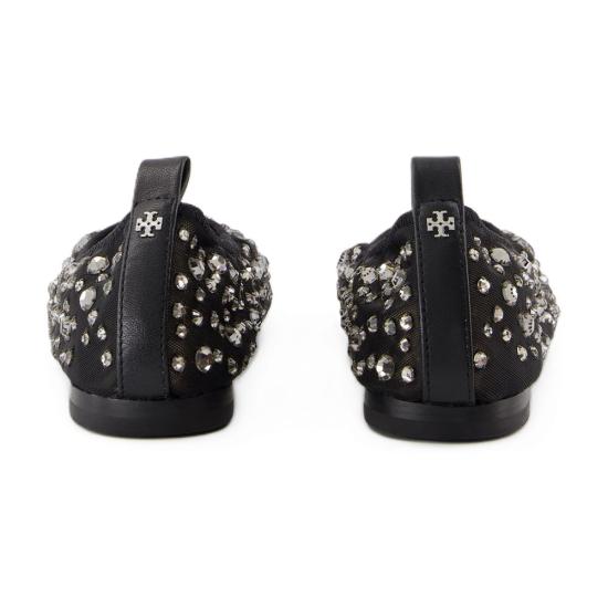 25SS 토리버치 플랫 슈즈 162066 001 black - TORY BURCH