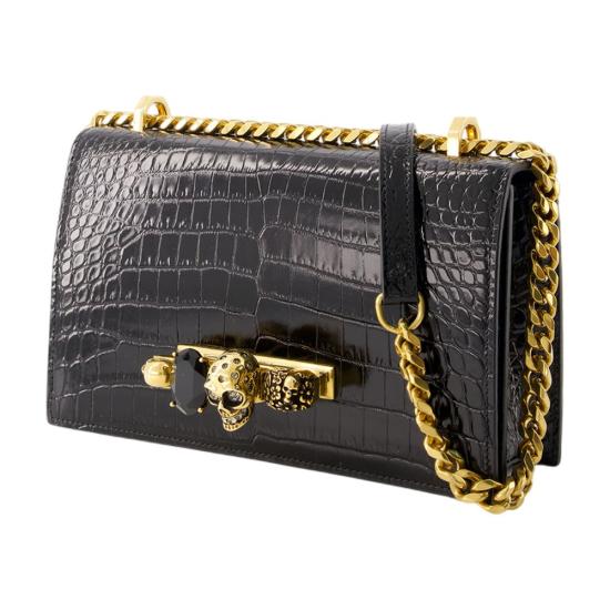 25FW 알렉산더 맥퀸 크로스백 5541281HB0T1001 black - ALEXANDER MCQUEEN