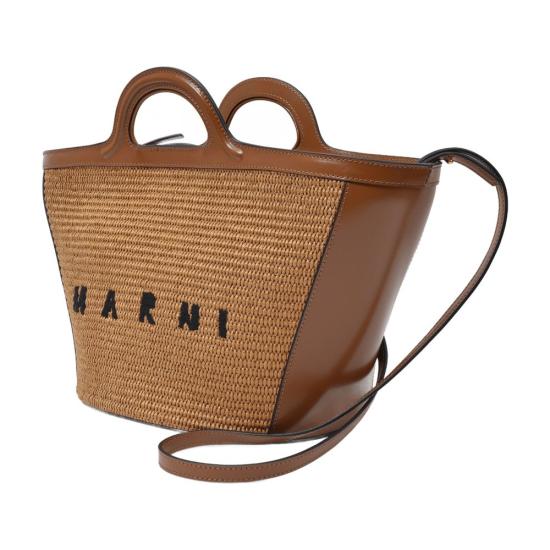 25SS 마르니 토트백 BMMP0068Q0 P3860 00M50 RAW SIENNA brown - MARNI