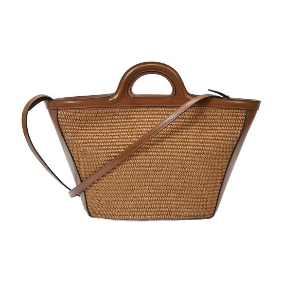 25SS 마르니 토트백 BMMP0068Q0 P3860 00M50 RAW SIENNA brown - MARNI