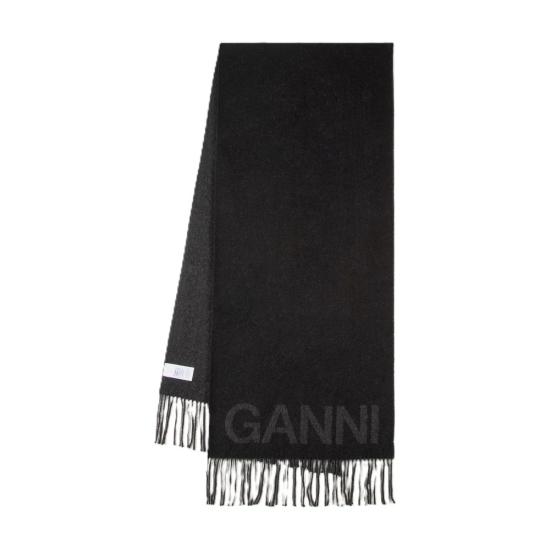 25SS 가니 머플러/스카프 A3905 099 black - GANNI