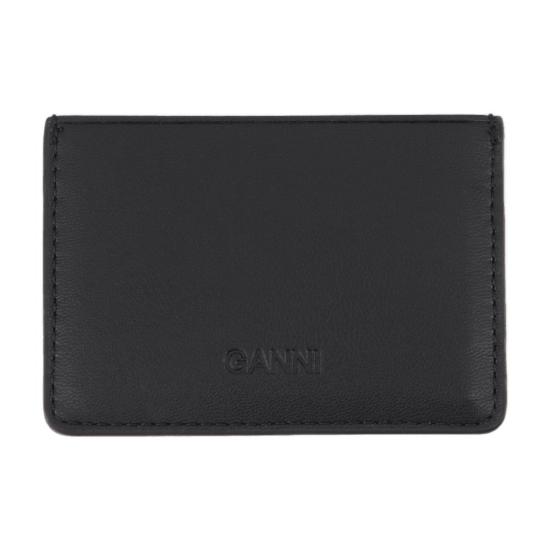 25FW 가니 명함지갑 A6392 099 black - GANNI